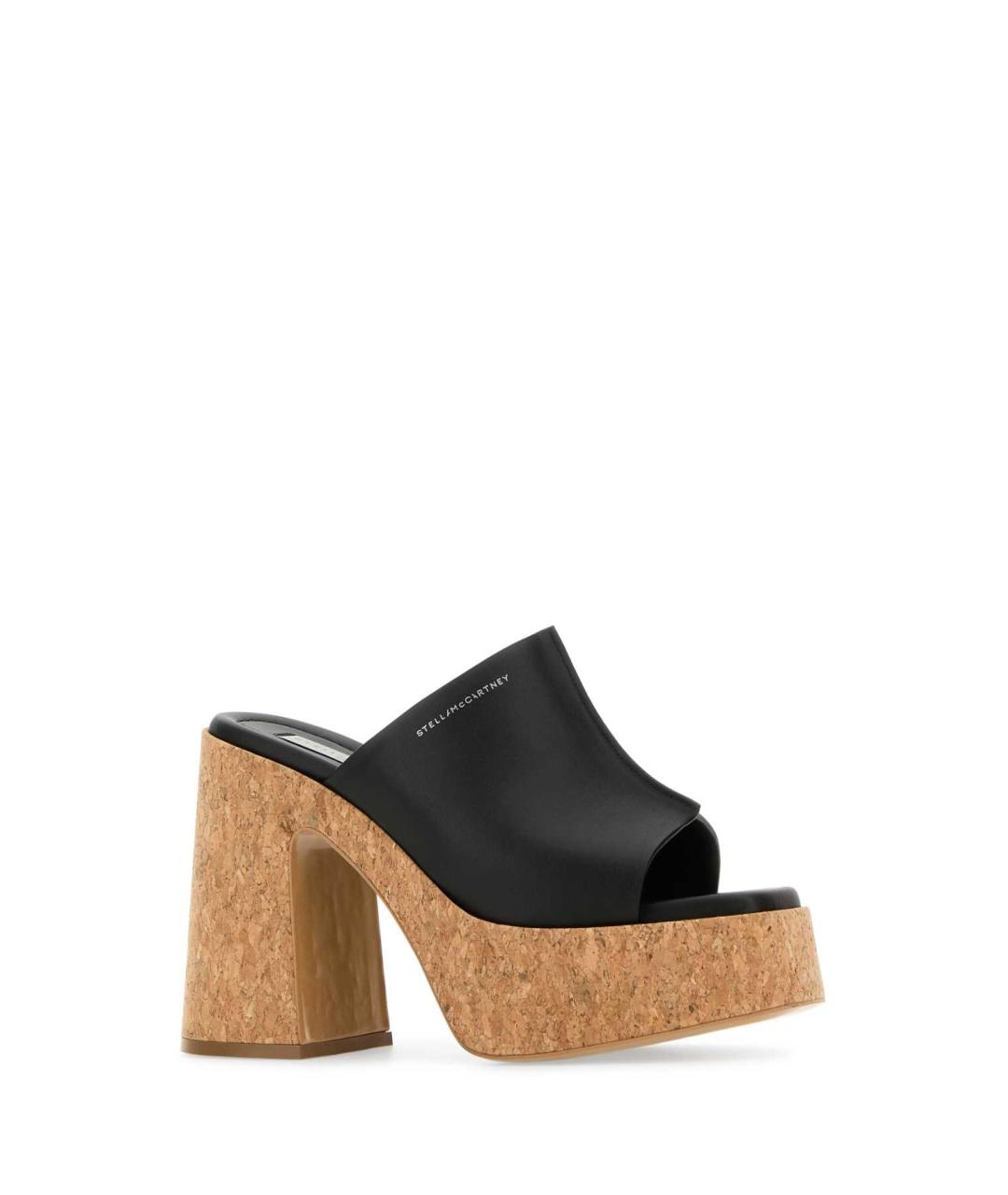 STELLA MCCARTNEY Черные мюли из искусственной кожи, фото 2