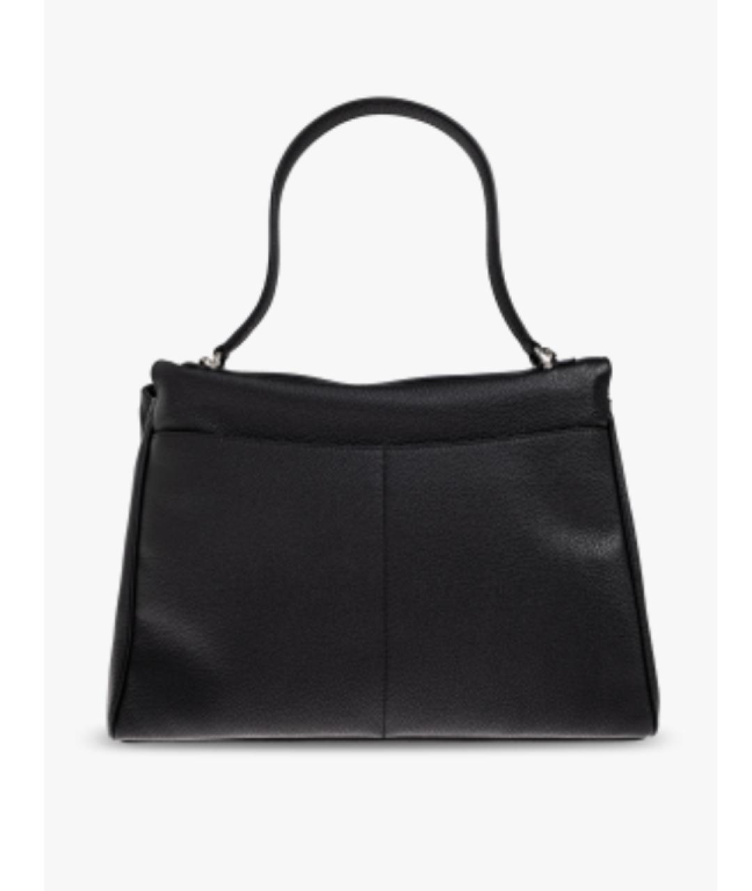 BALENCIAGA Черная кожаная сумка через плечо, фото 3