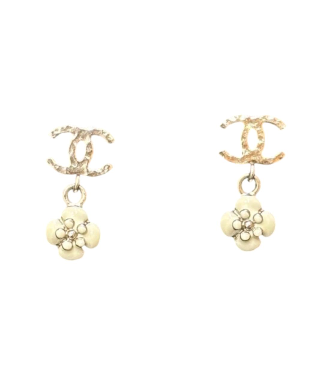CHANEL Золотые серьги, фото 1