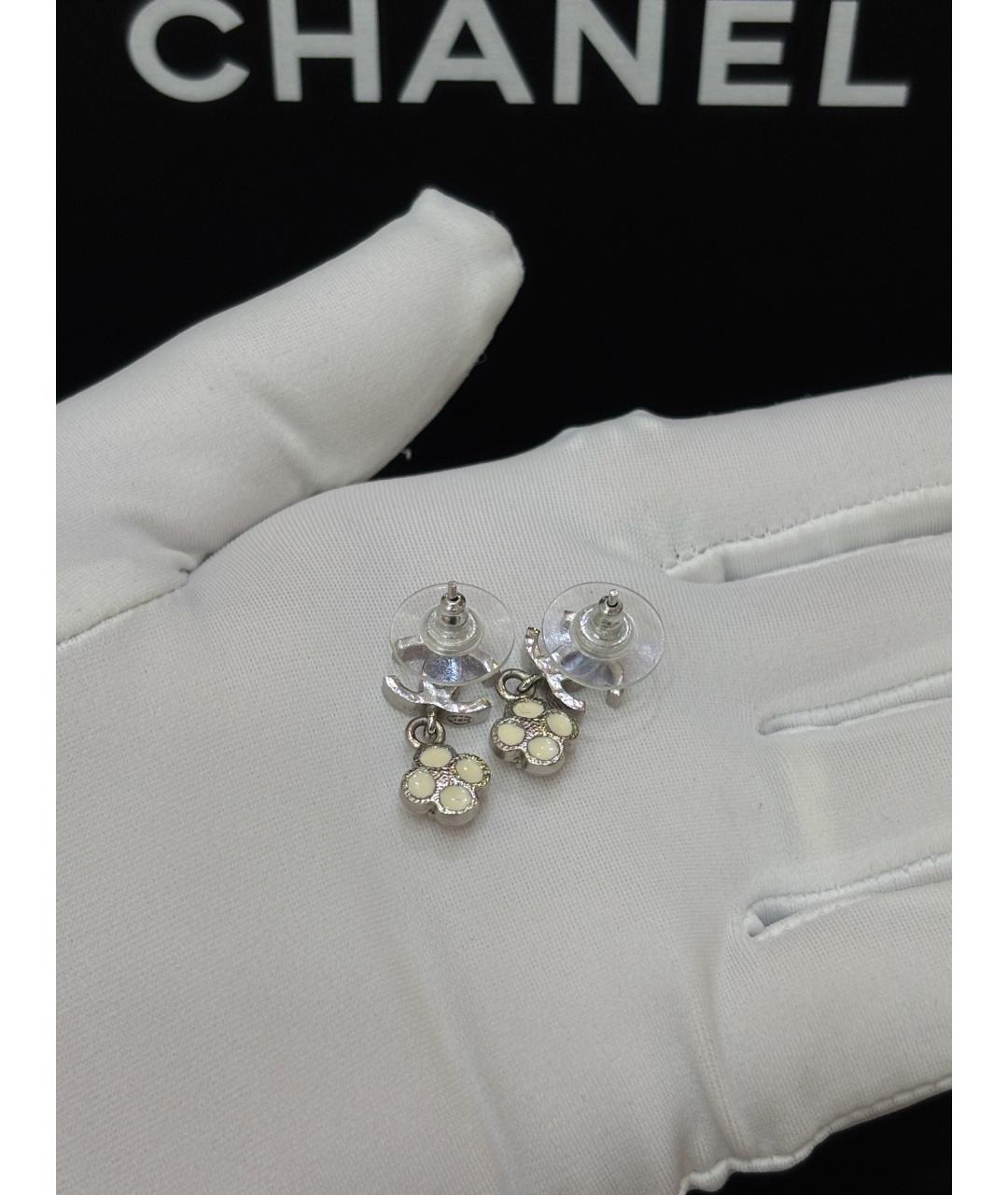 CHANEL Золотые серьги, фото 4