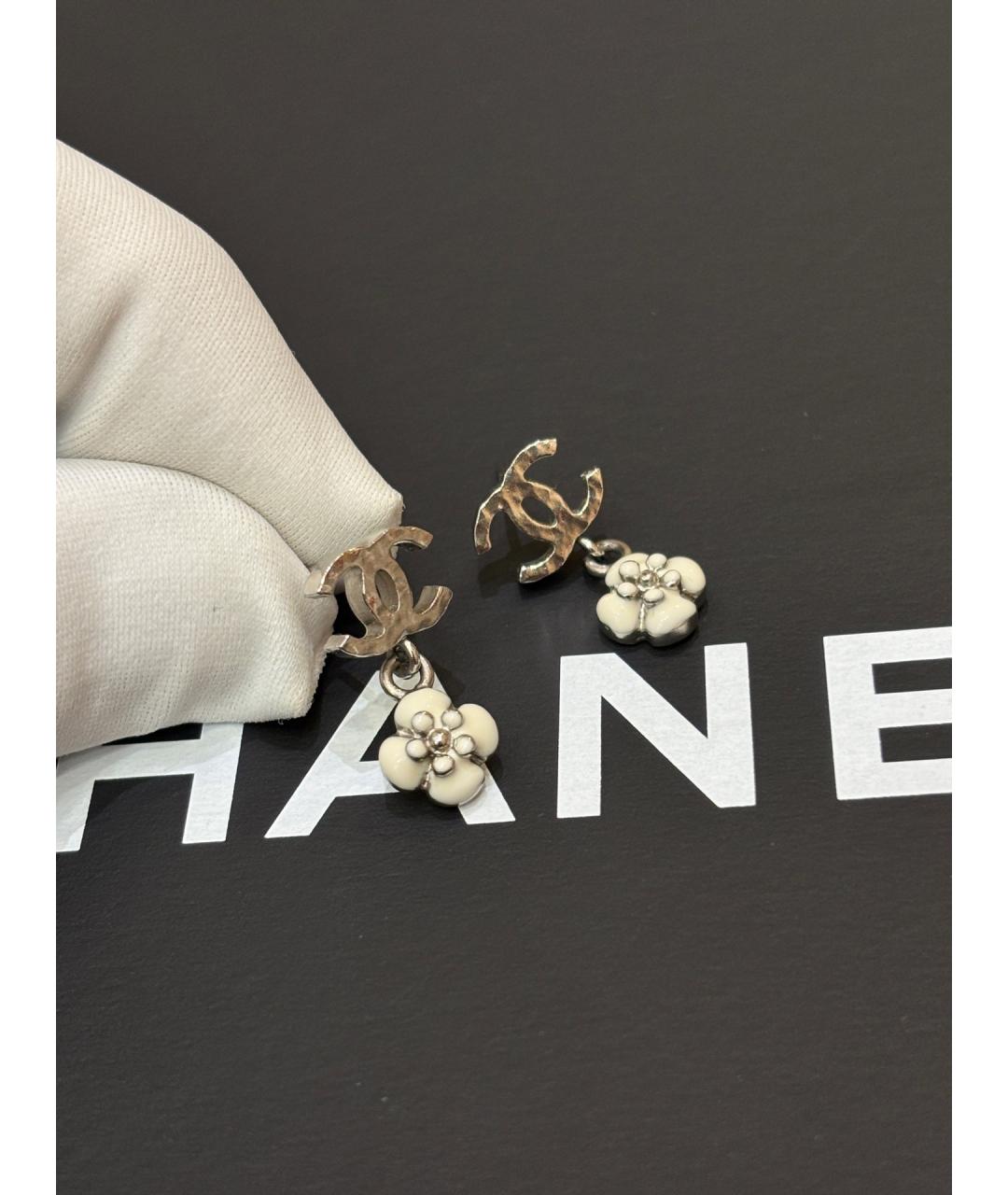 CHANEL Золотые серьги, фото 5