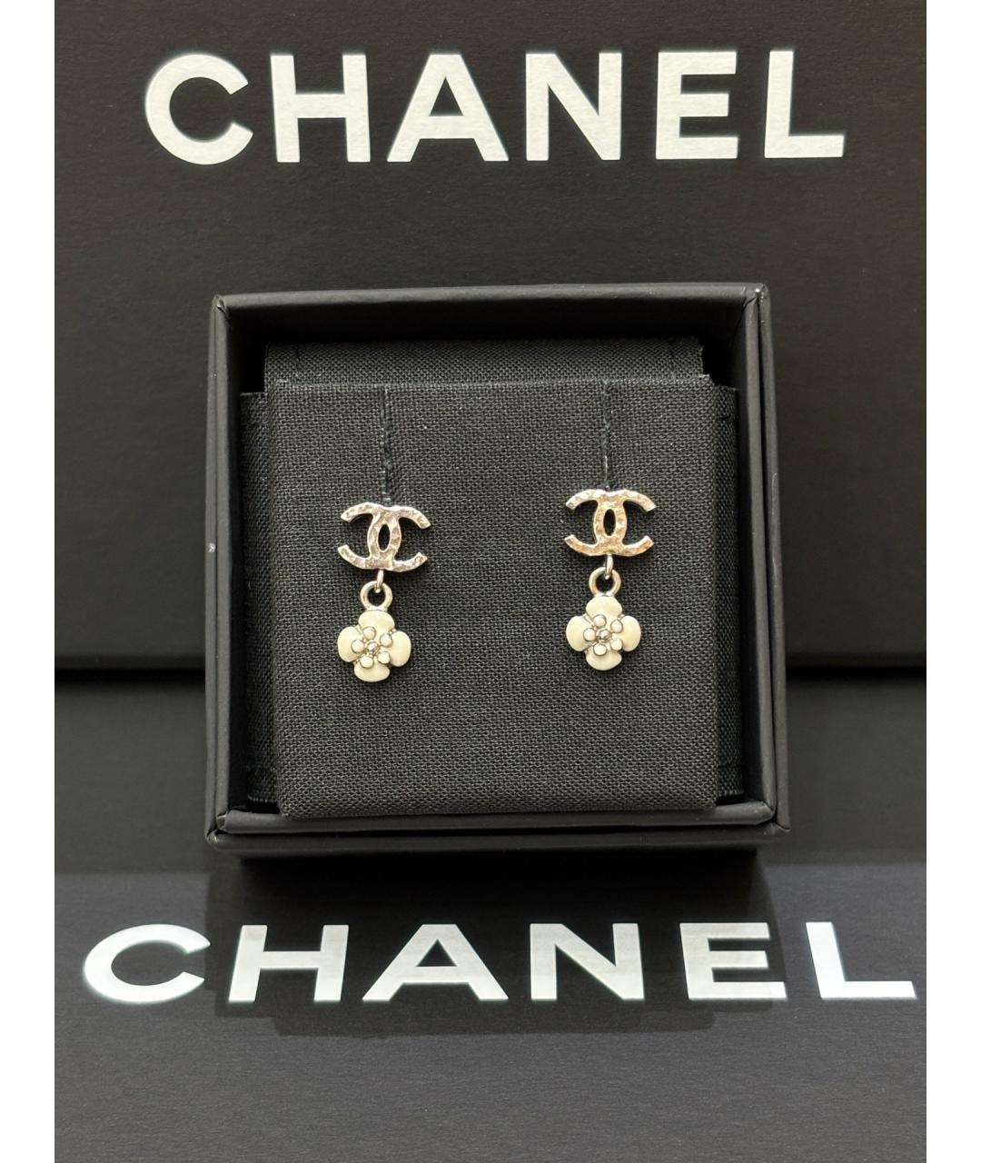 CHANEL Золотые серьги, фото 2
