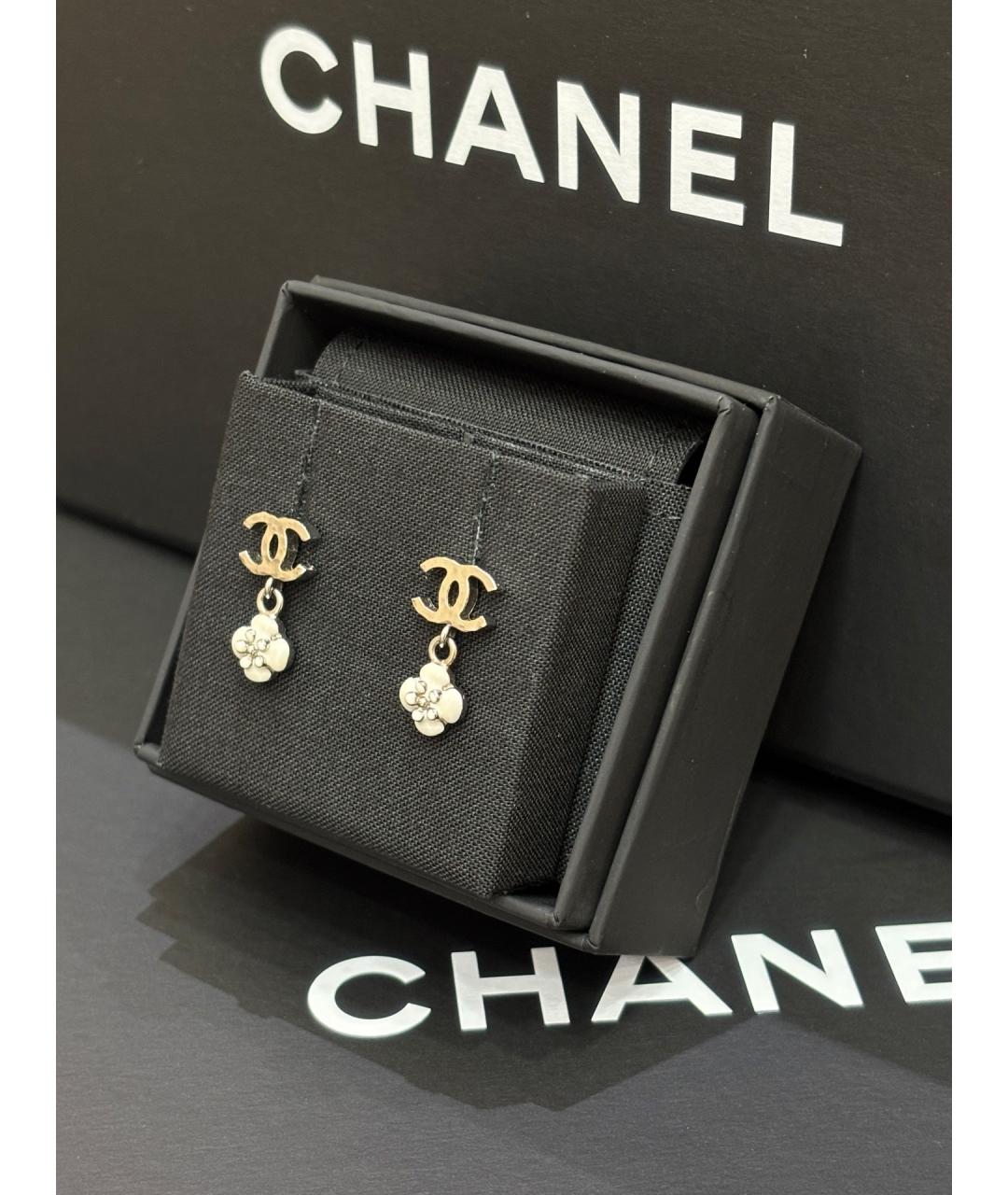 CHANEL Золотые серьги, фото 8