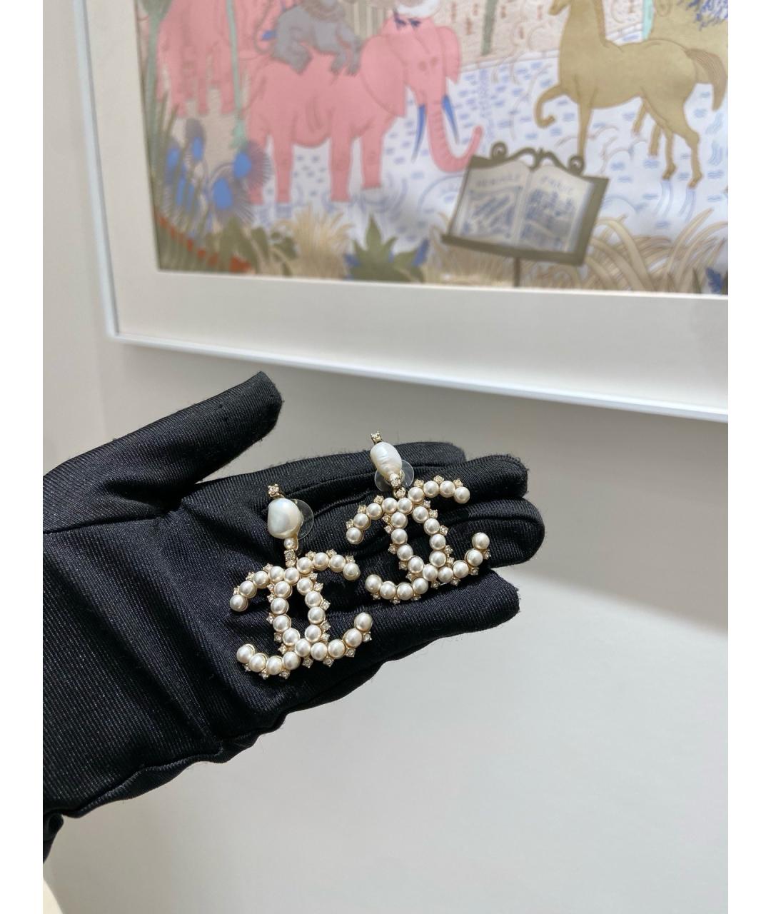 CHANEL Серьги из бисера, фото 6