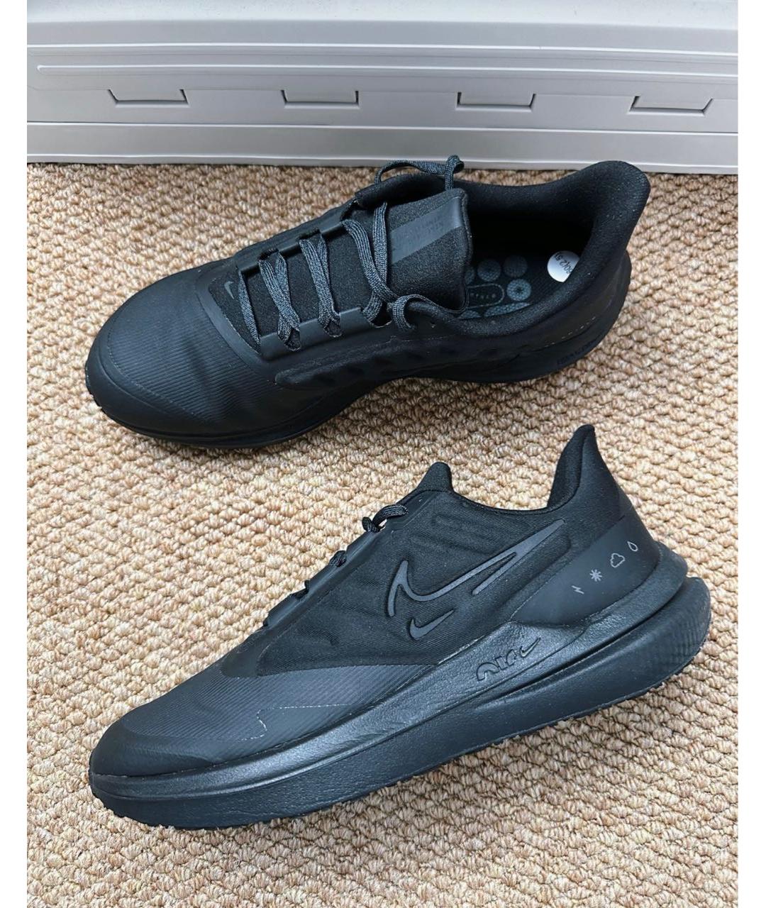 NIKE Черные низкие кроссовки / кеды, фото 6