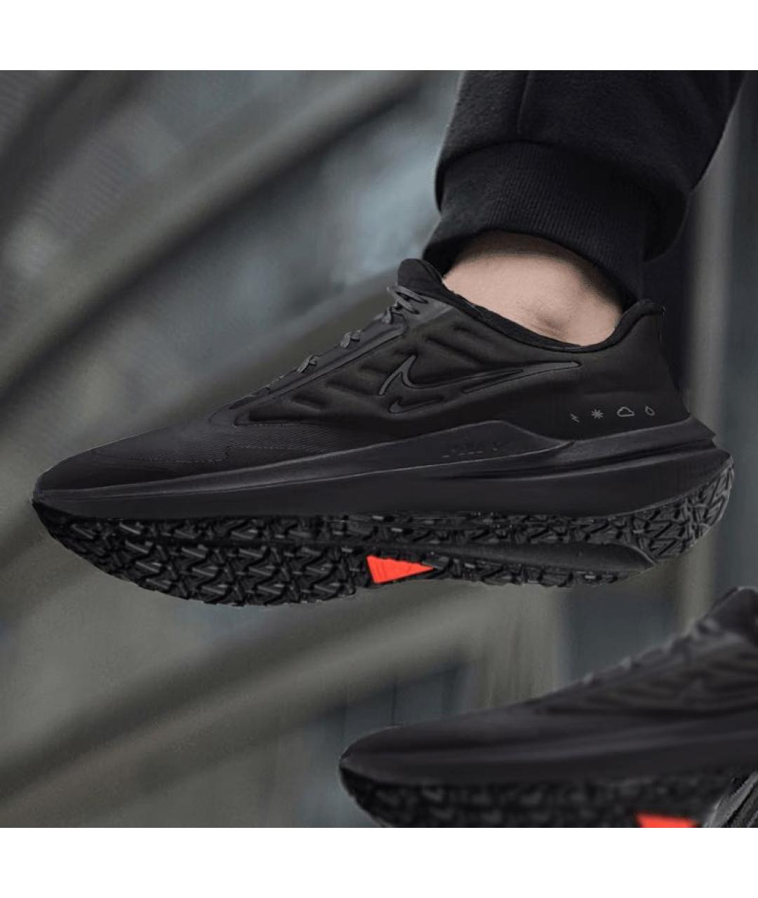 NIKE Черные низкие кроссовки / кеды, фото 8