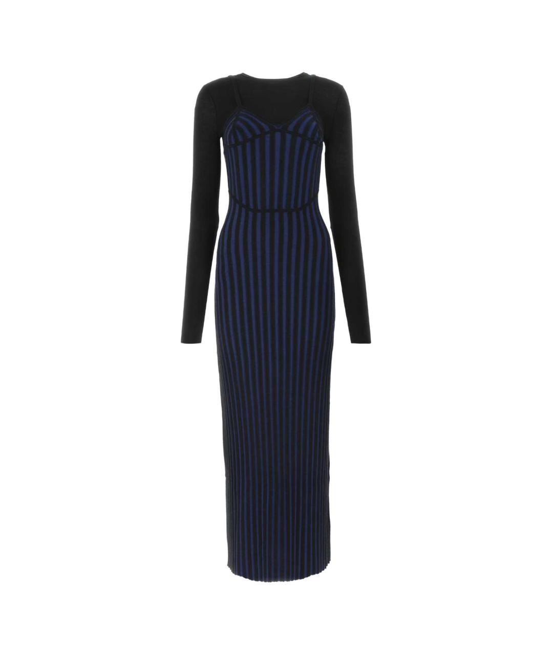 DION LEE Мульти шерстяное повседневное платье, фото 1