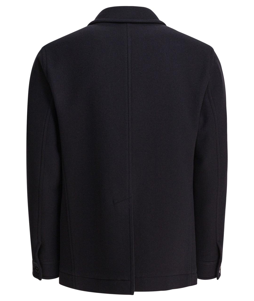 TOM FORD Темно-синее шерстяное пальто, фото 2