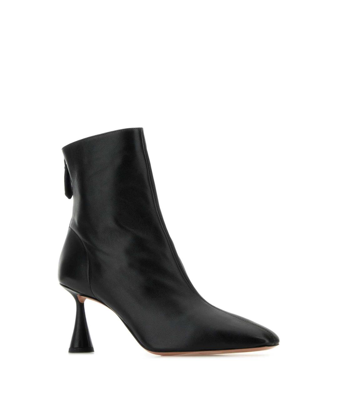 AQUAZZURA Черные кожаные ботильоны, фото 2