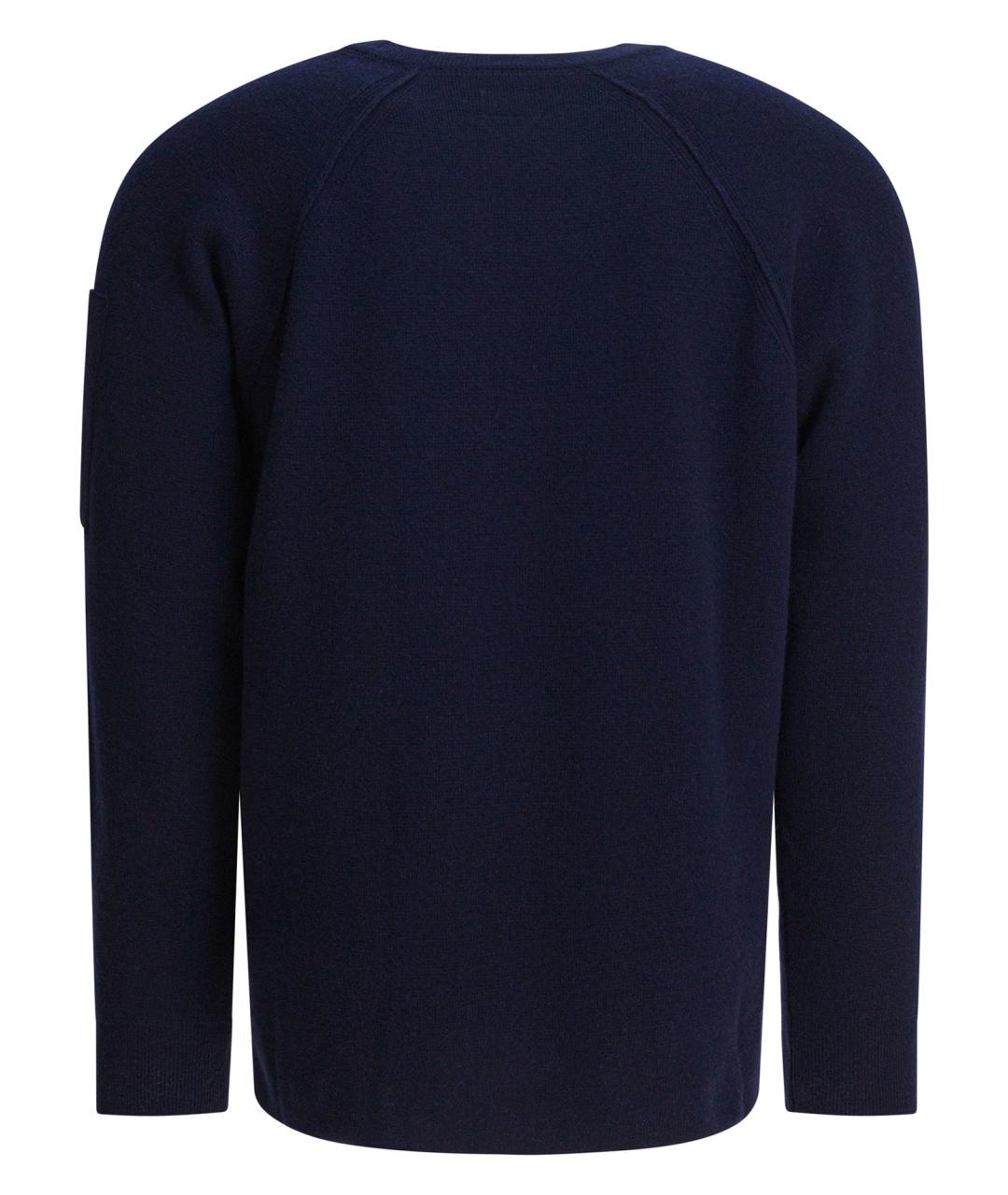 CP COMPANY Темно-синий шерстяной джемпер / свитер, фото 2