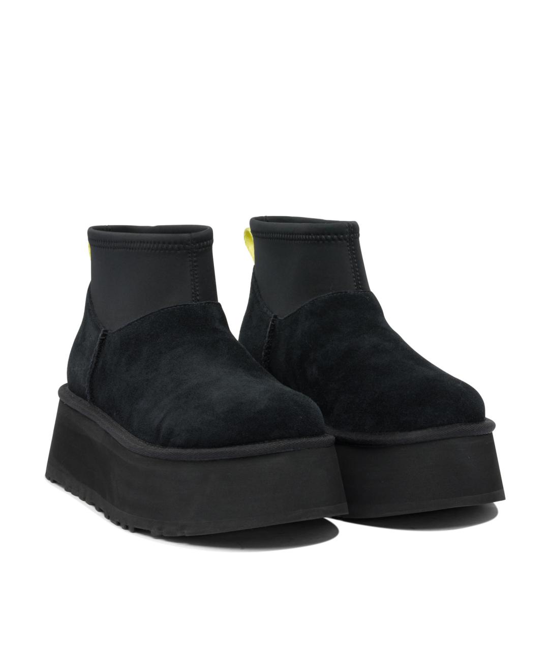 UGG AUSTRALIA Черные замшевые ботинки, фото 2