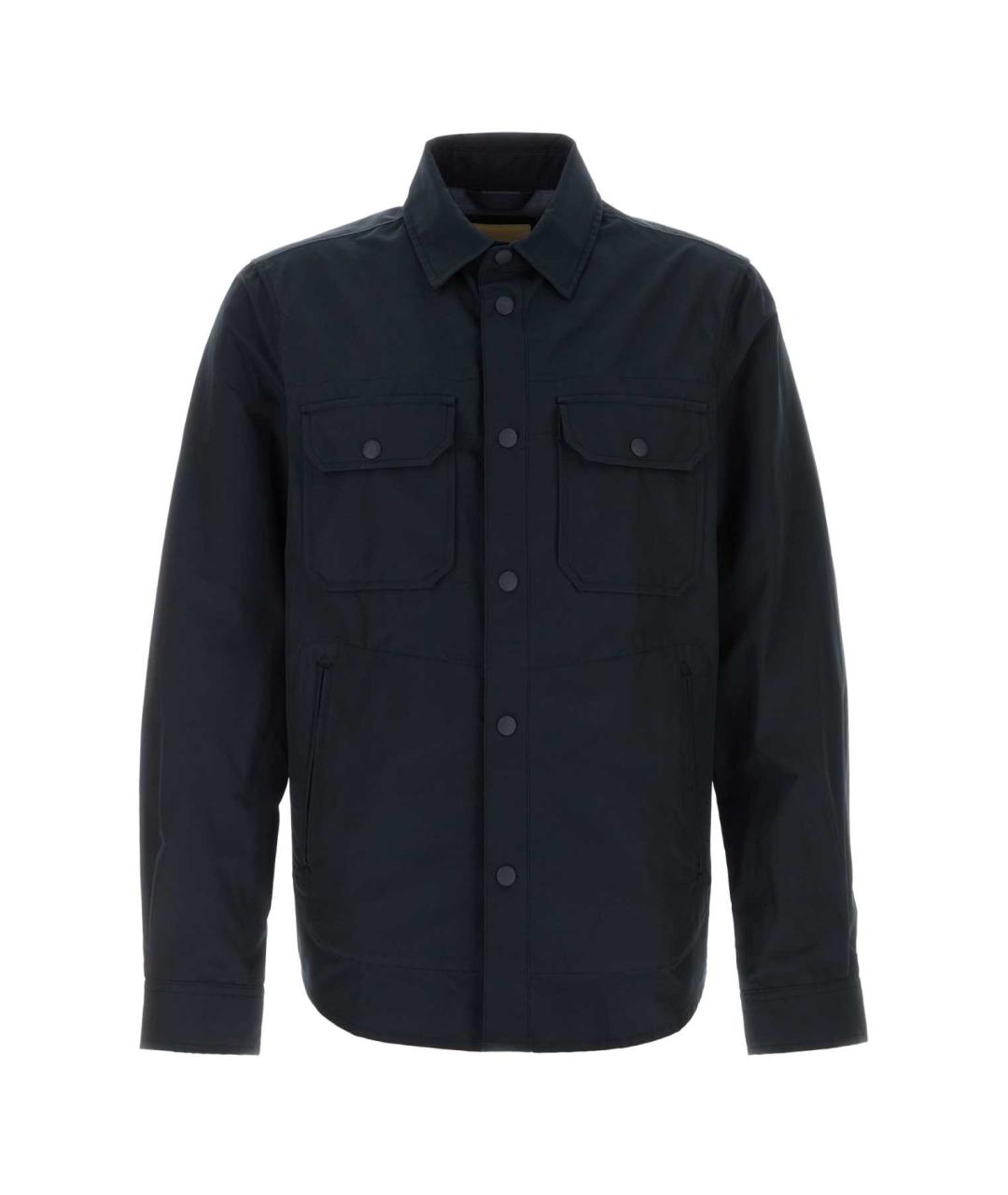 WOOLRICH Темно-синяя хлопковая кэжуал рубашка, фото 1