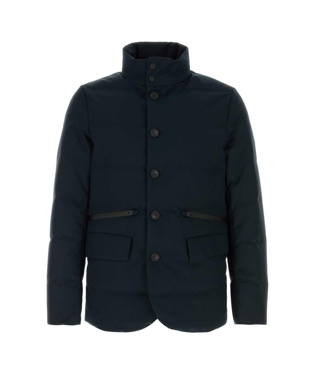 WOOLRICH Темно-синяя полиэстеровая куртка, фото 1