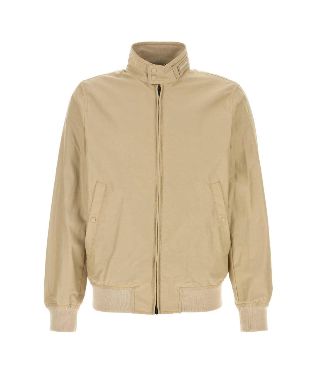 WOOLRICH Бежевая синтетическая куртка, фото 1
