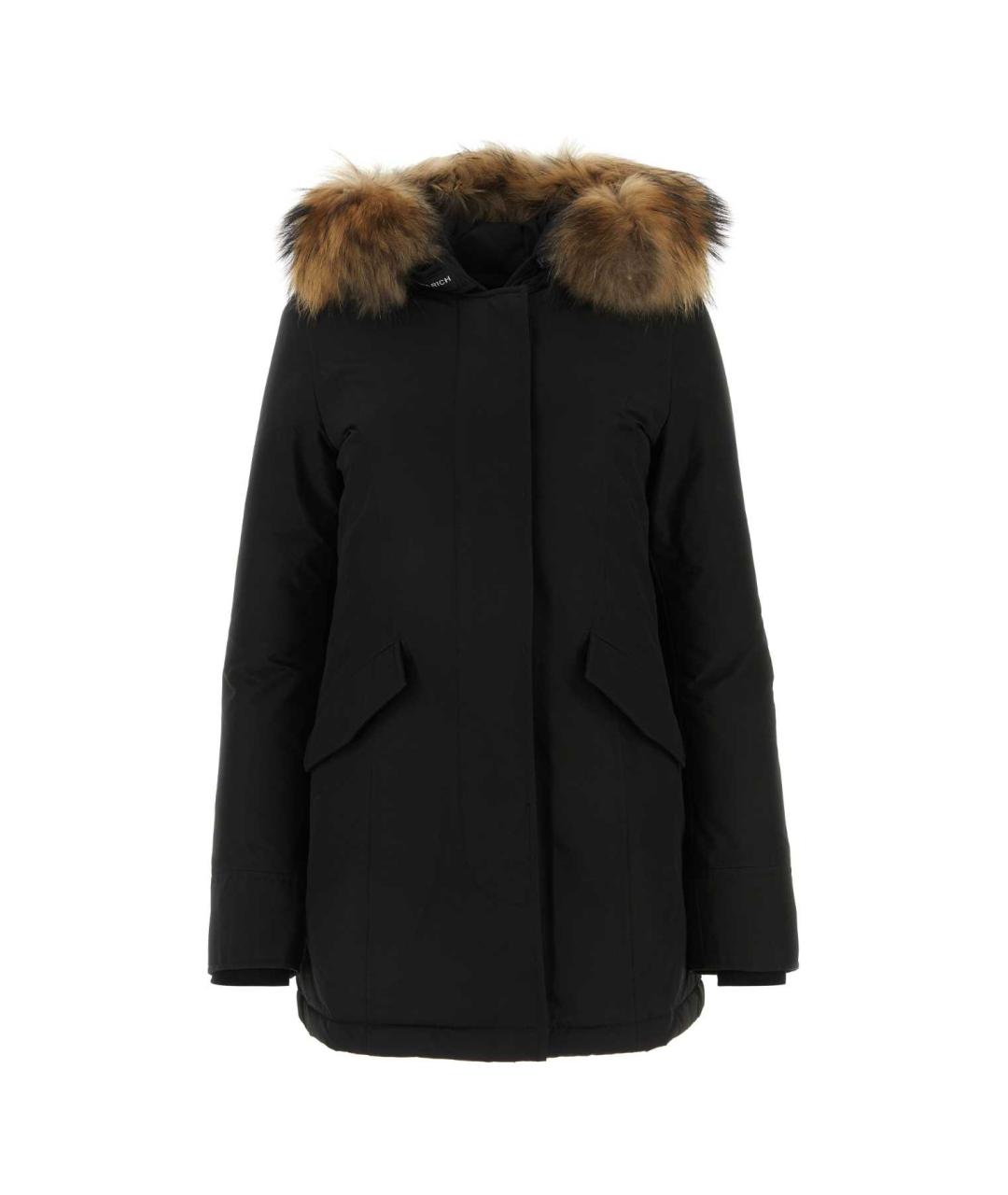 WOOLRICH Черная полиэстеровая парка, фото 1