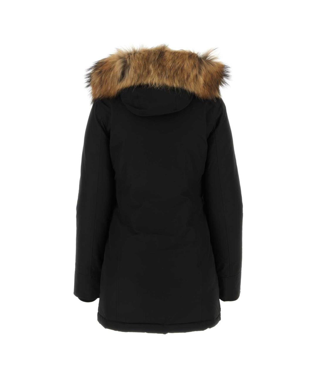 WOOLRICH Черная полиэстеровая парка, фото 2