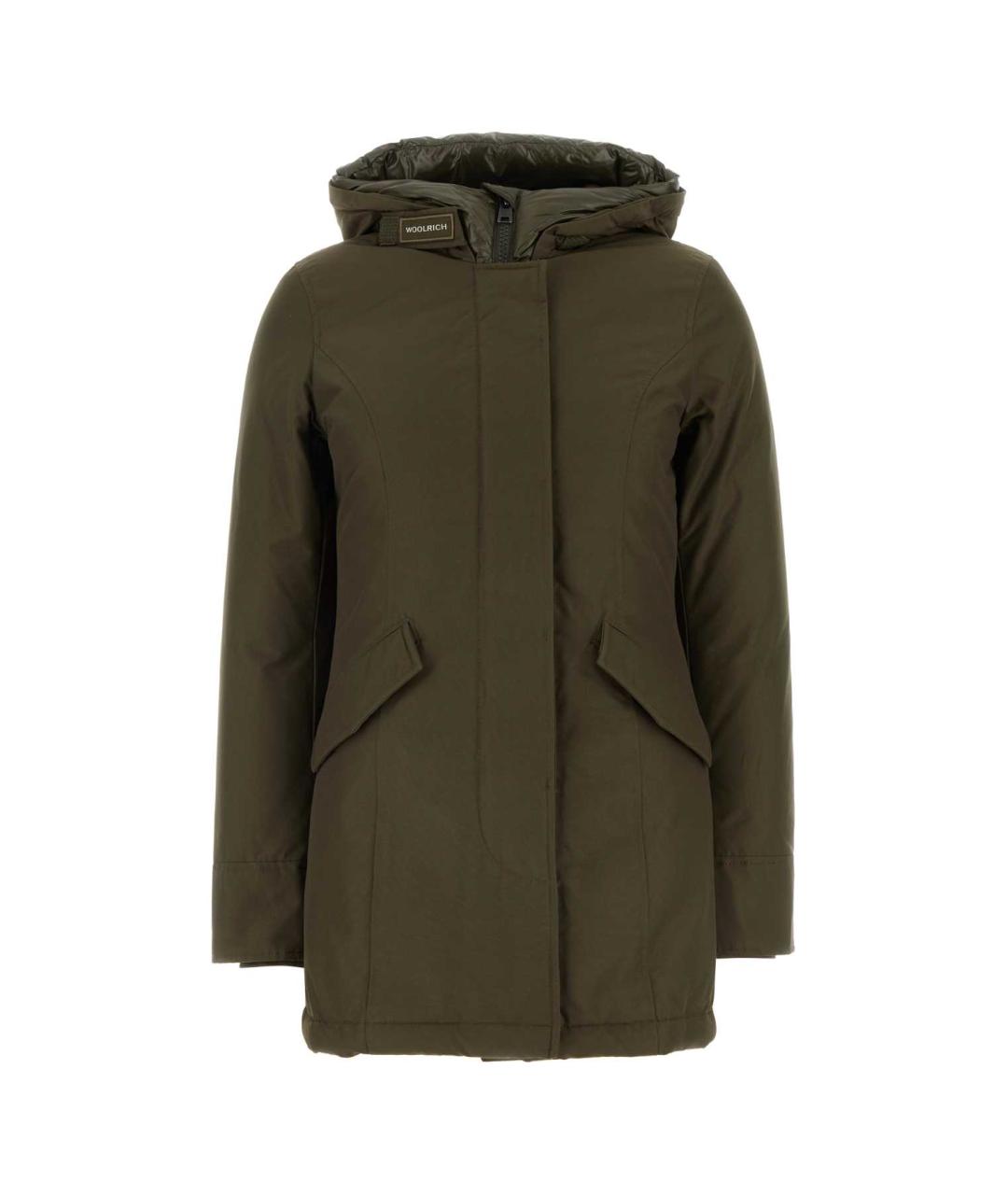 WOOLRICH Зеленая полиэстеровая куртка, фото 1