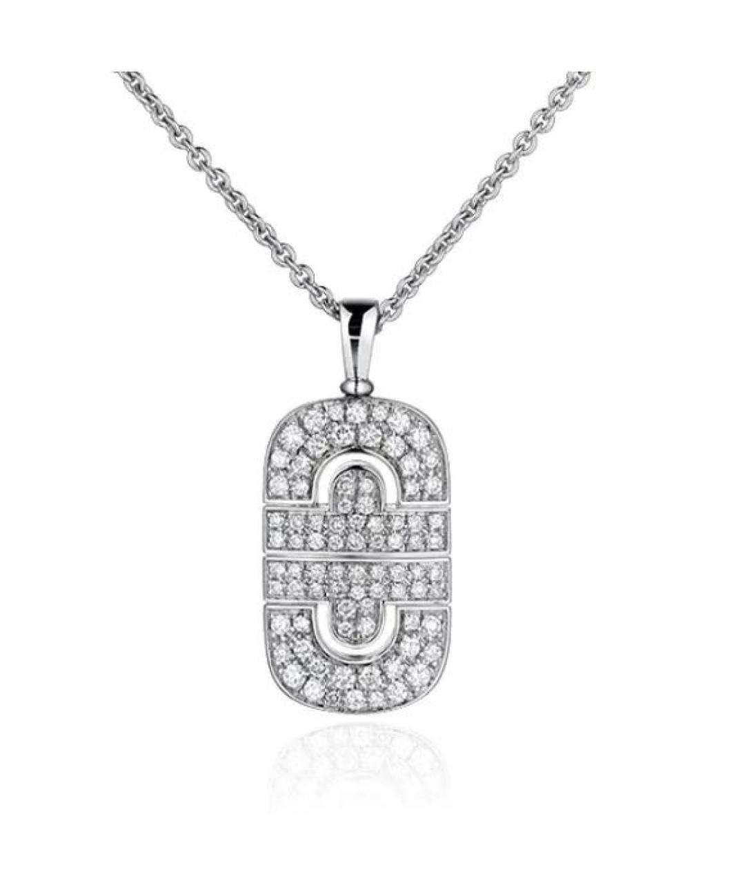 BVLGARI Серебряная подвеска из белого золота, фото 1