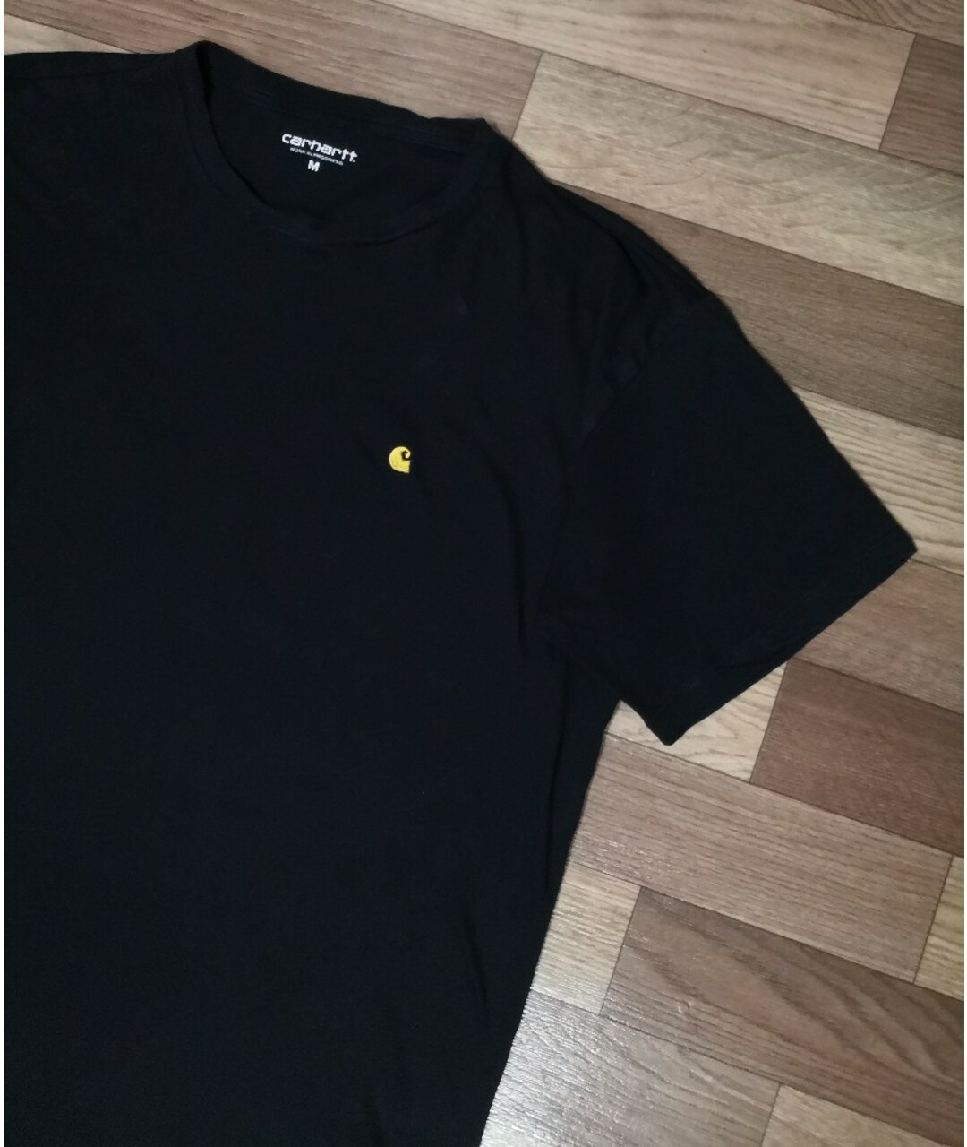 CARHARTT WIP Черная хлопковая футболка, фото 2