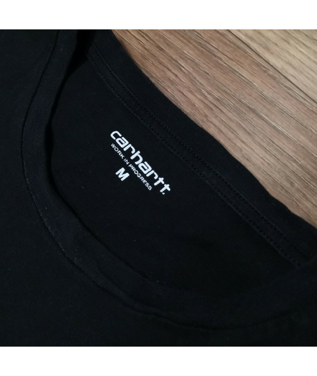 CARHARTT WIP Черная хлопковая футболка, фото 4