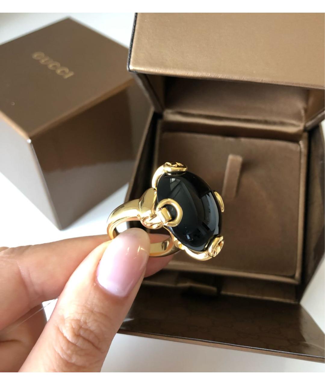 GUCCI Золотое кольцо из желтого золота, фото 2