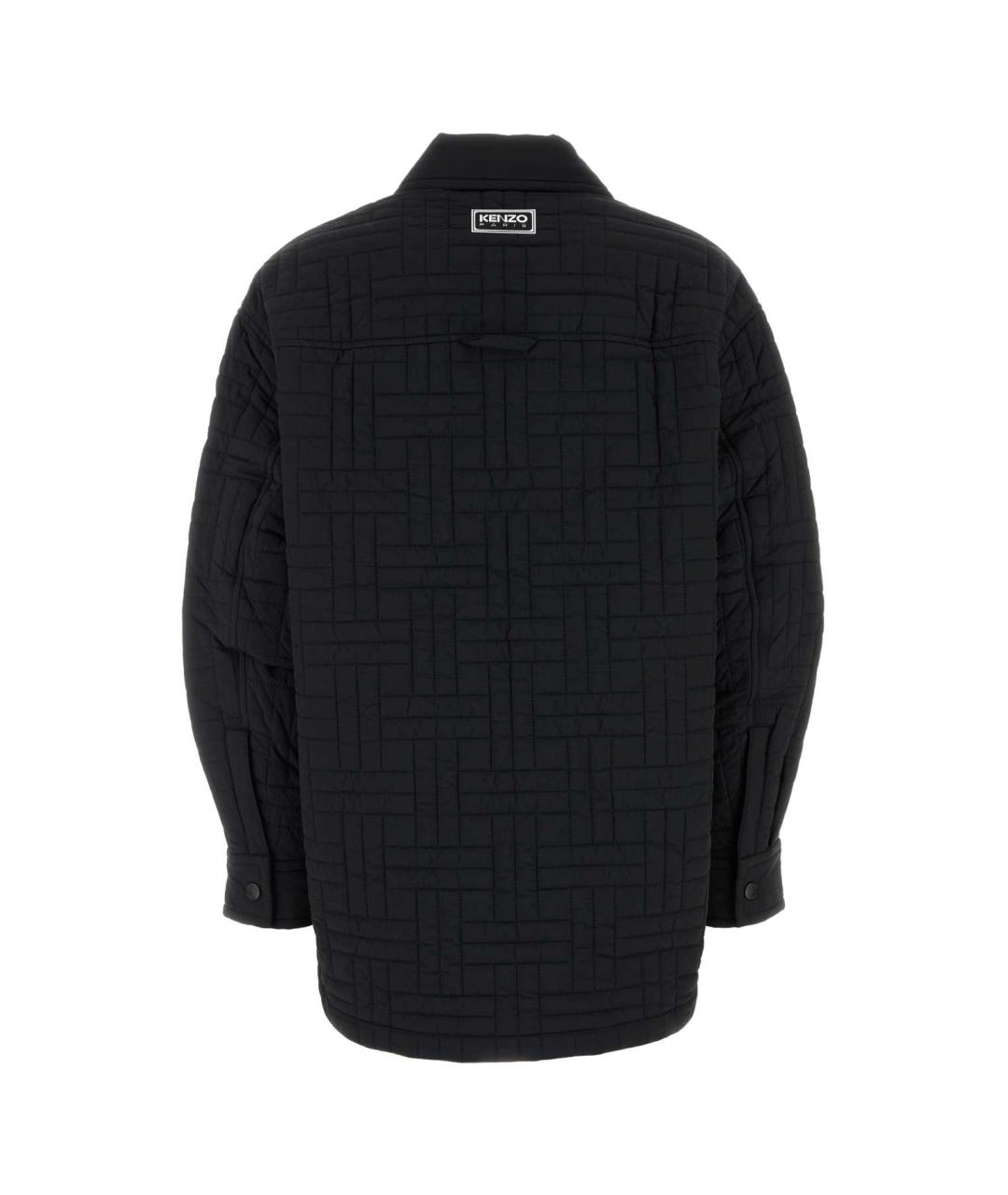 KENZO Черная полиамидовая куртка, фото 2