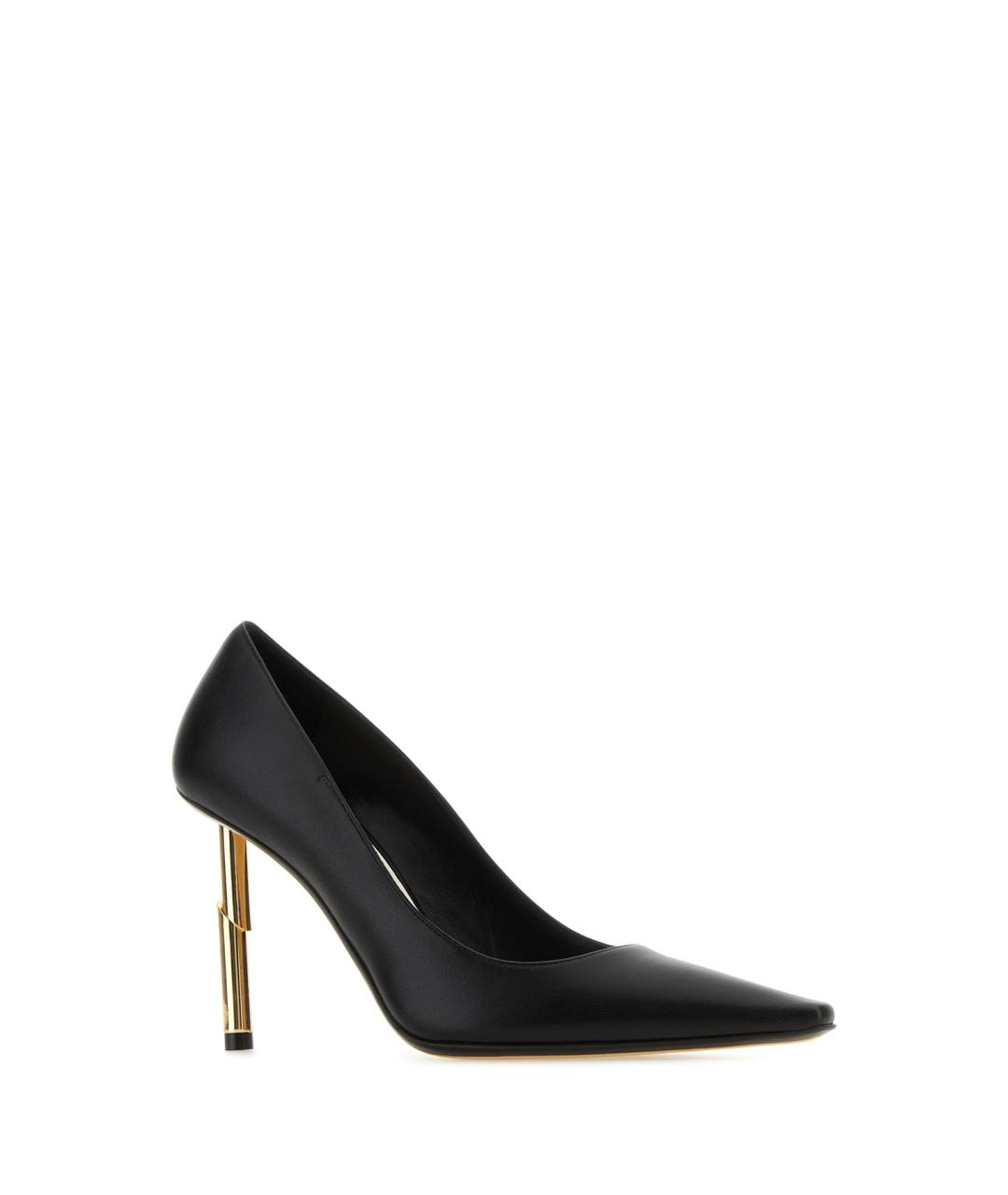 LANVIN Черные кожаные туфли, фото 2