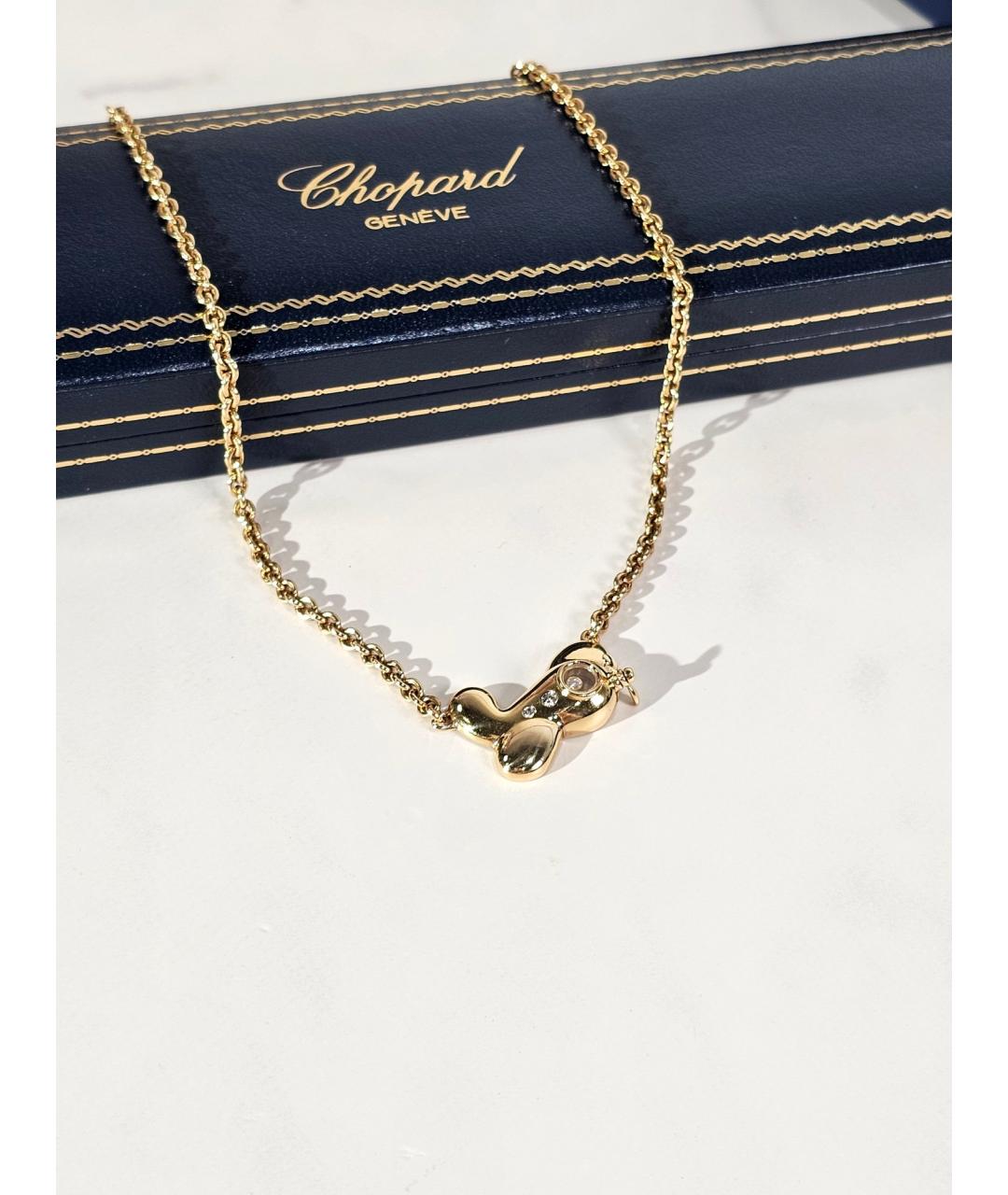 CHOPARD Золотое колье из желтого золота, фото 4
