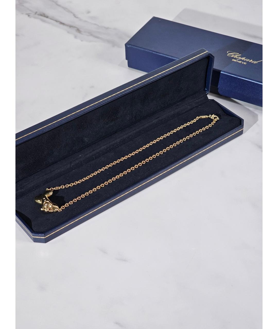 CHOPARD Золотое колье из желтого золота, фото 2