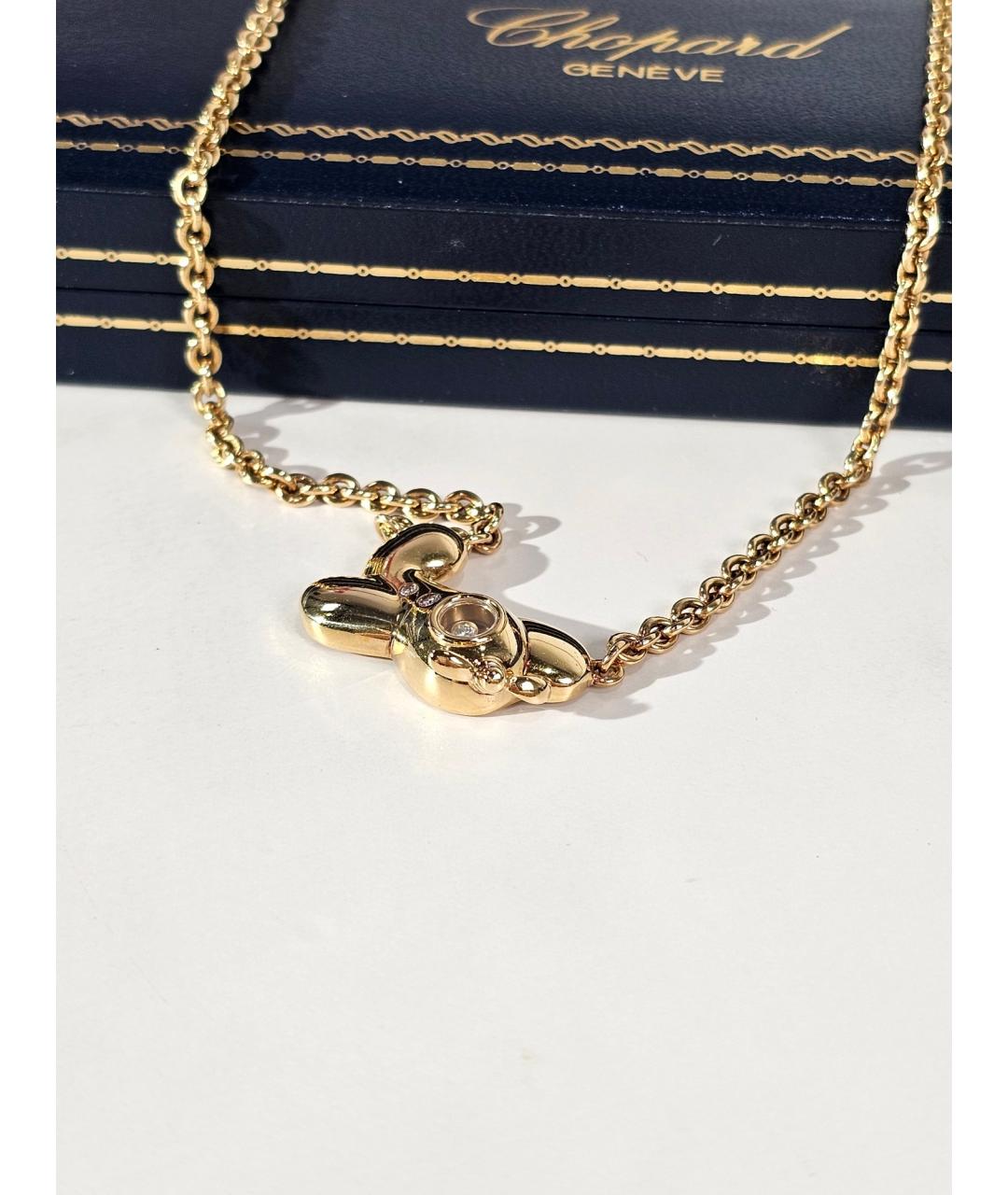 CHOPARD Золотое колье из желтого золота, фото 3