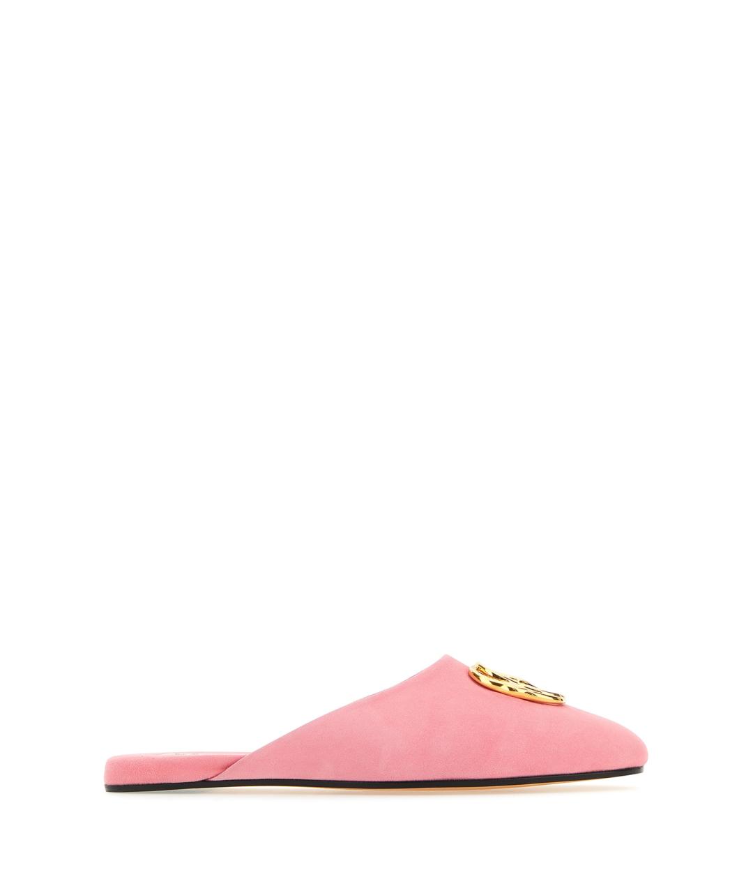 BALLY Розовые кожаные мюли, фото 1