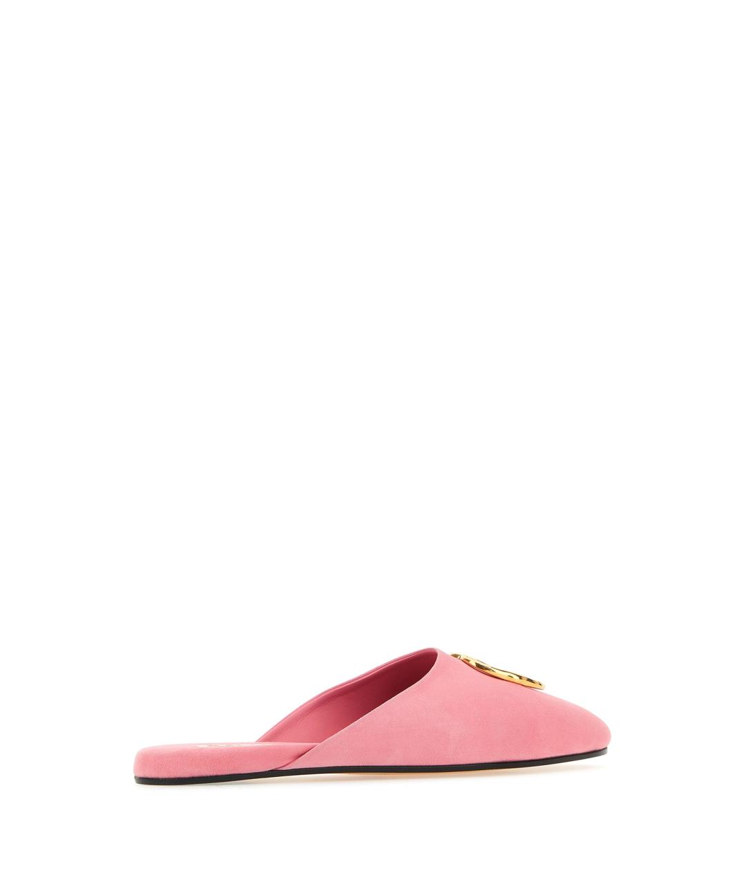 BALLY Розовые кожаные мюли, фото 3