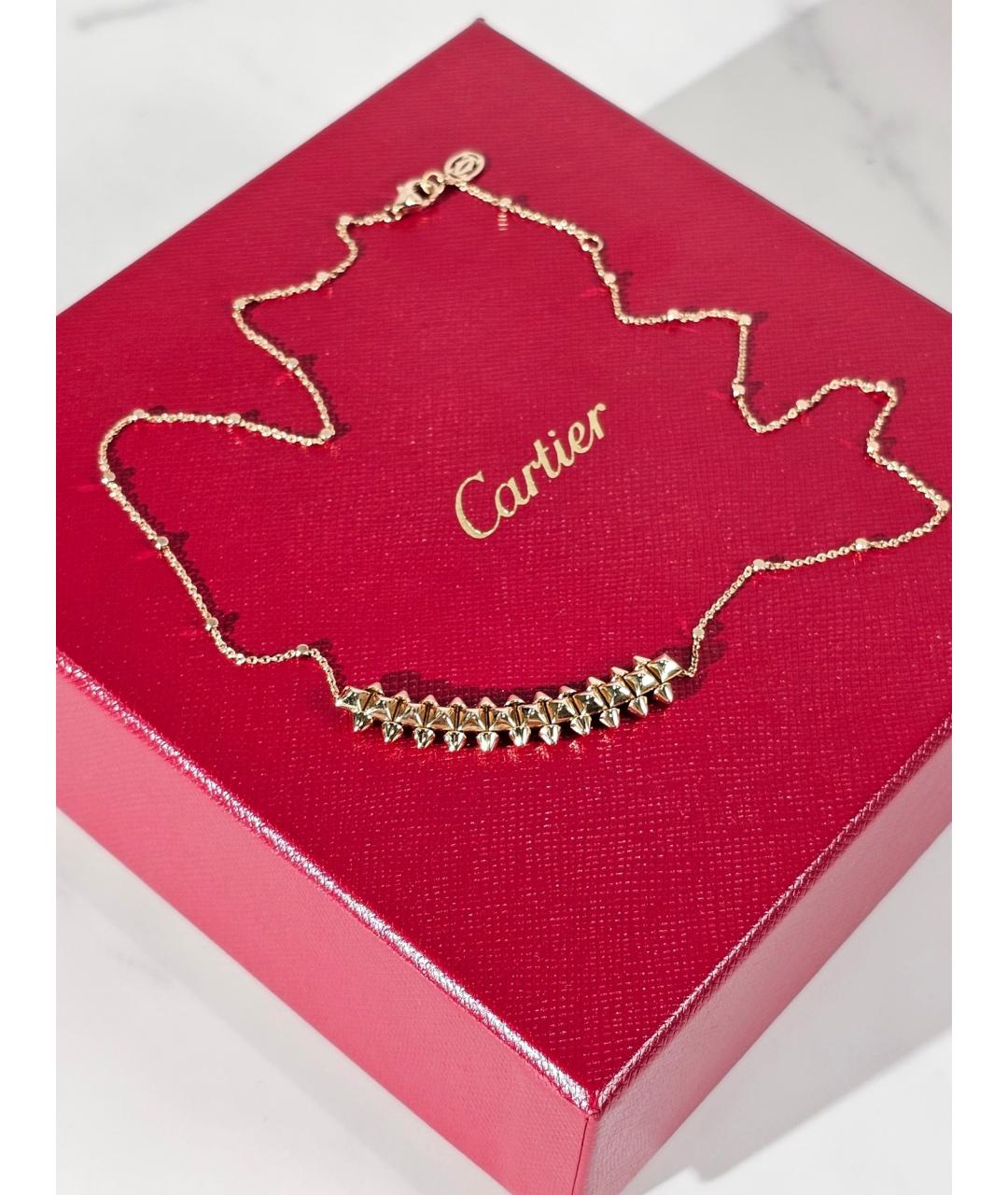 CARTIER Золотое колье из розового золота, фото 3