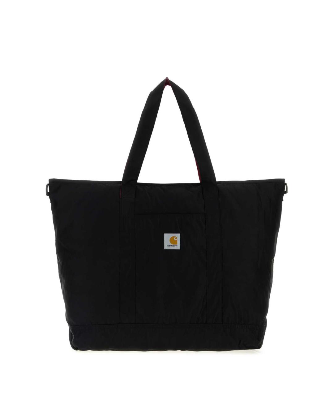 CARHARTT WIP Черная синтетическая сумка тоут, фото 1