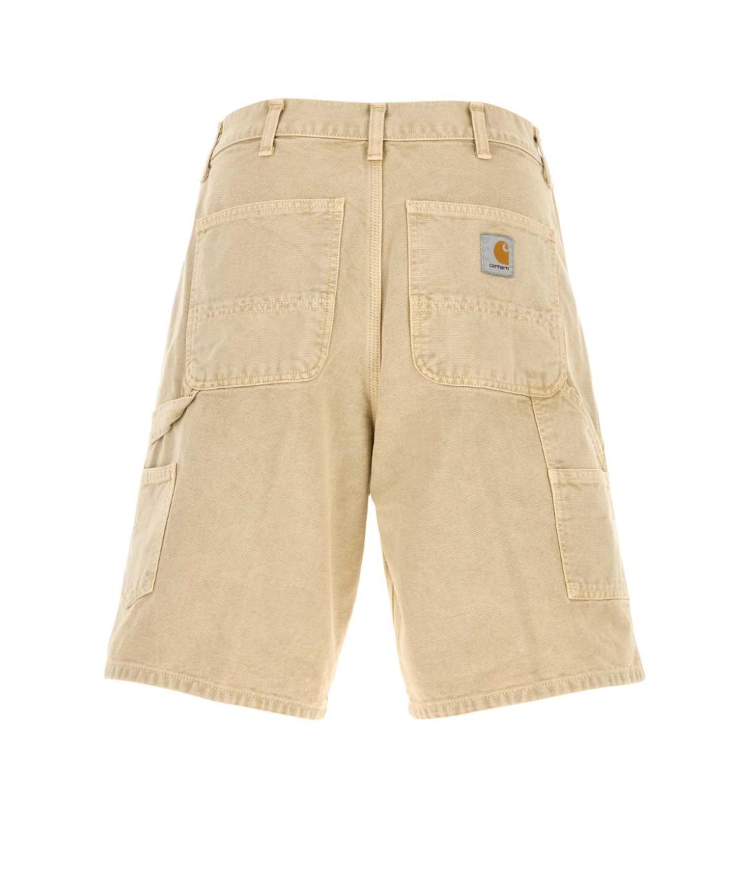 CARHARTT WIP Бежевые хлопковые шорты, фото 2