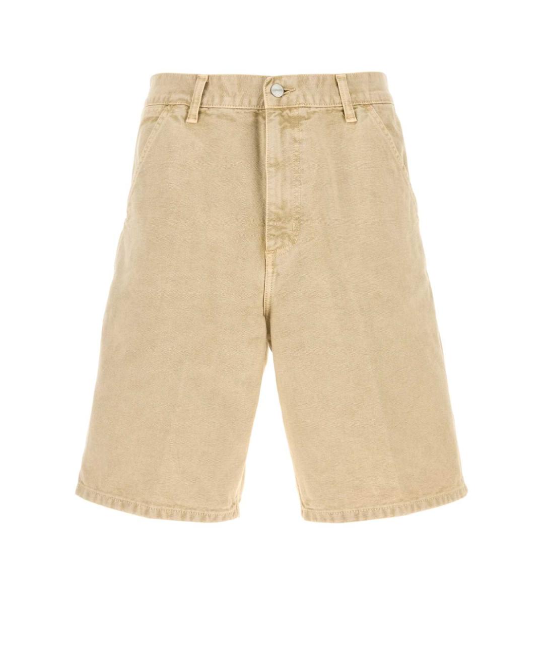 CARHARTT WIP Бежевые хлопковые шорты, фото 1