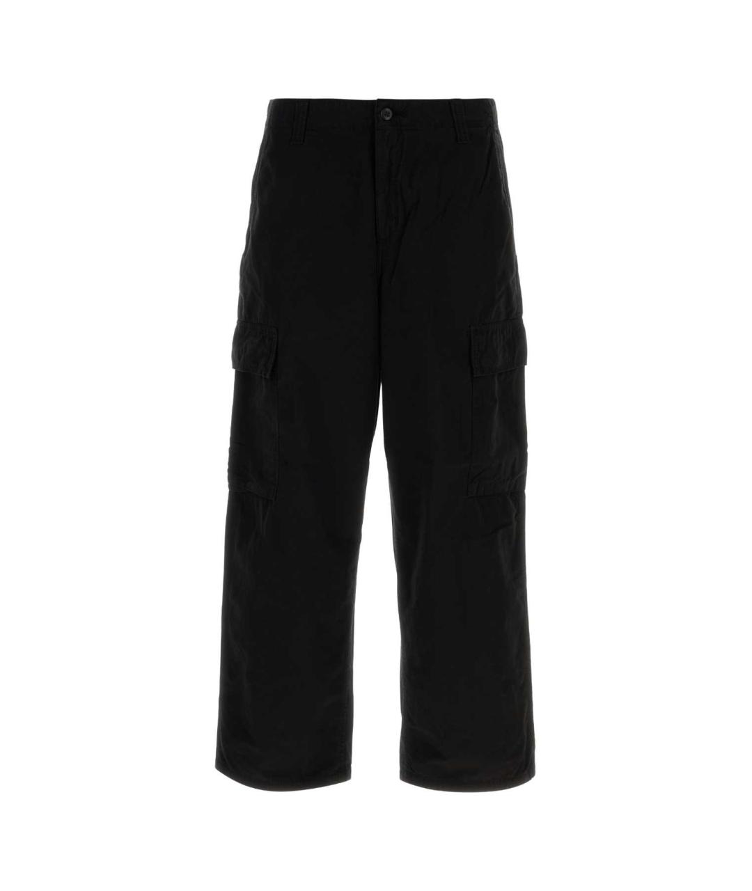 CARHARTT WIP Черные хлопковые повседневные брюки, фото 1