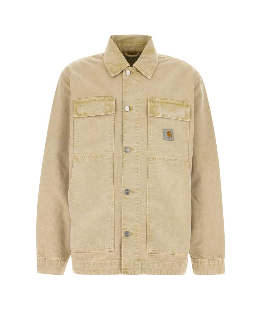 CARHARTT WIP Бежевая хлопковая куртка, фото 1