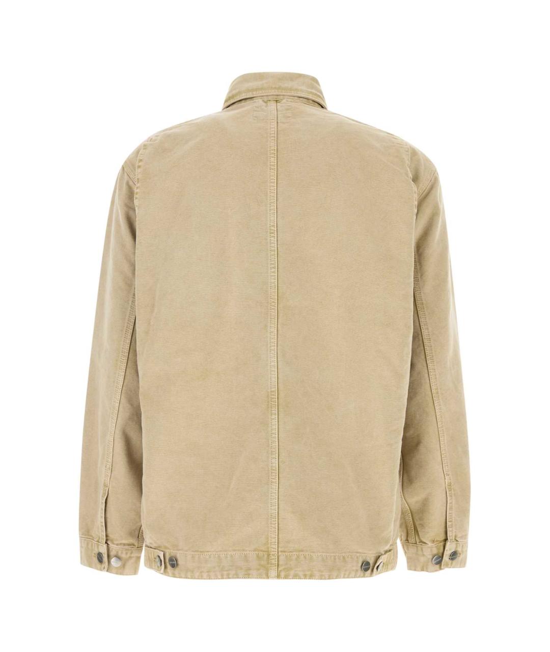 CARHARTT WIP Бежевая хлопковая куртка, фото 2