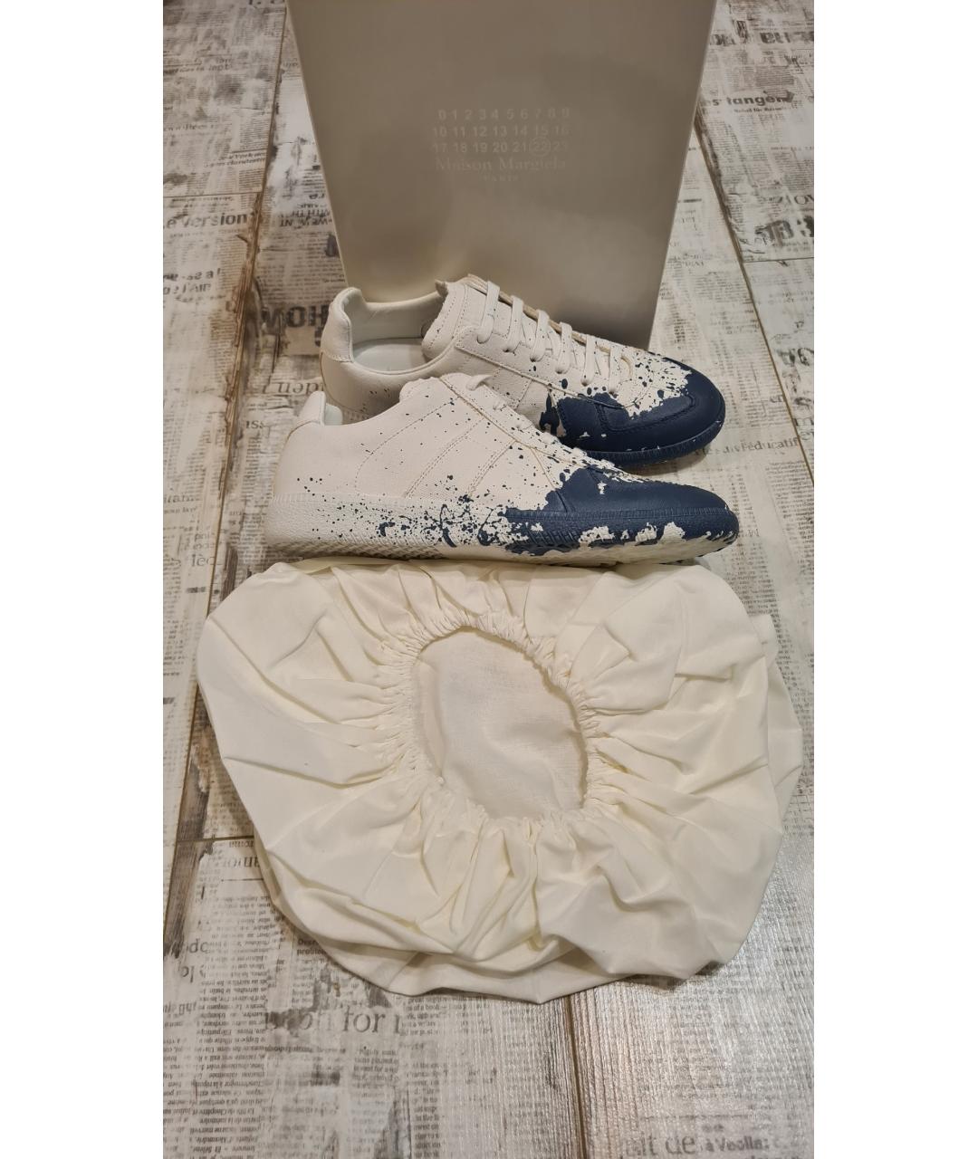 MAISON MARGIELA Белые кеды, фото 4