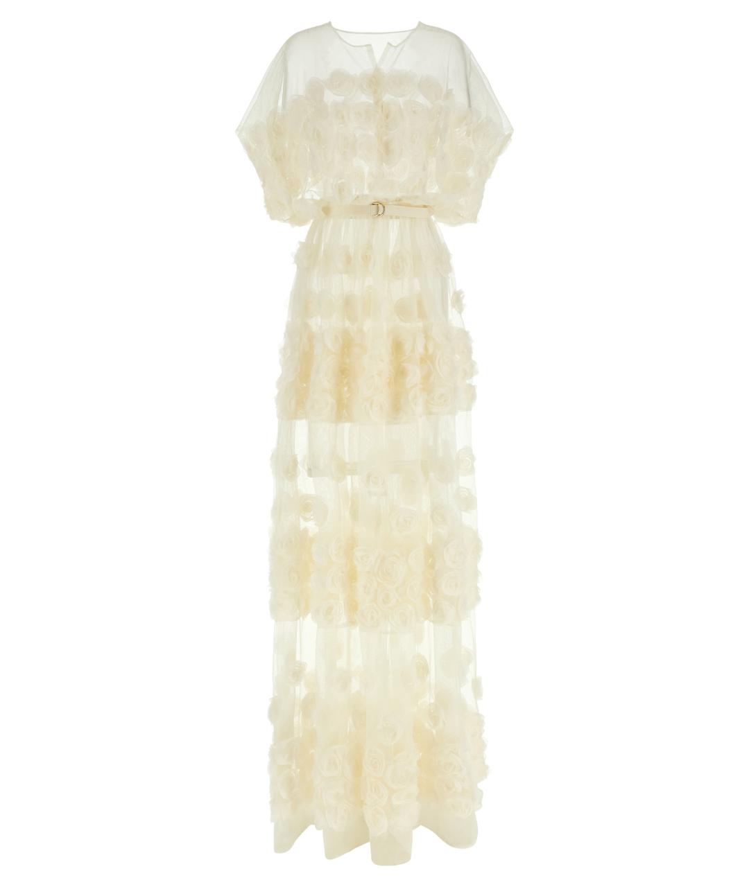 NORMA KAMALI Белое полиэстеровое вечернее платье, фото 1