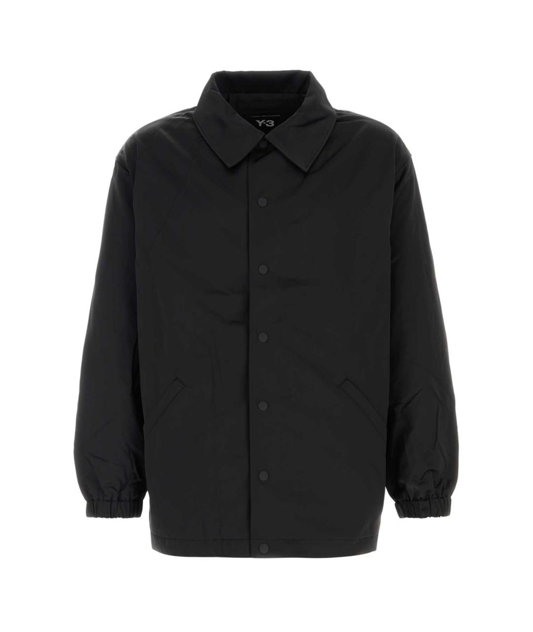 Y-3 Черная полиэстеровая куртка, фото 1