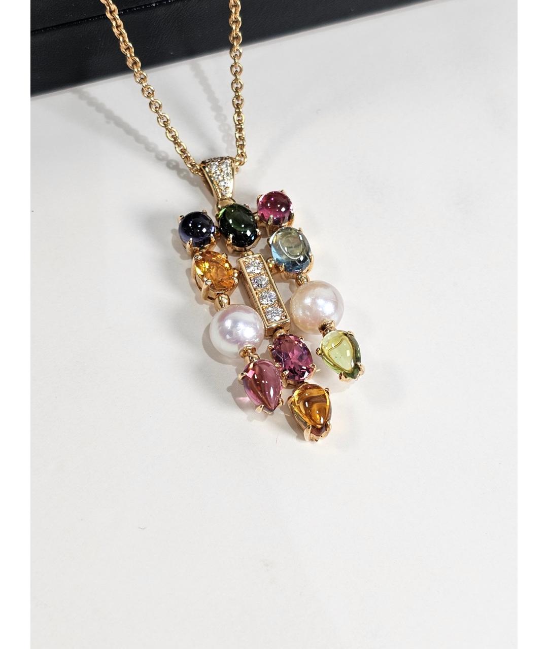 BVLGARI Золотое колье из желтого золота, фото 3