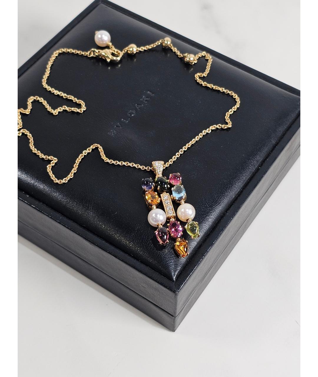 BVLGARI Золотое колье из желтого золота, фото 4