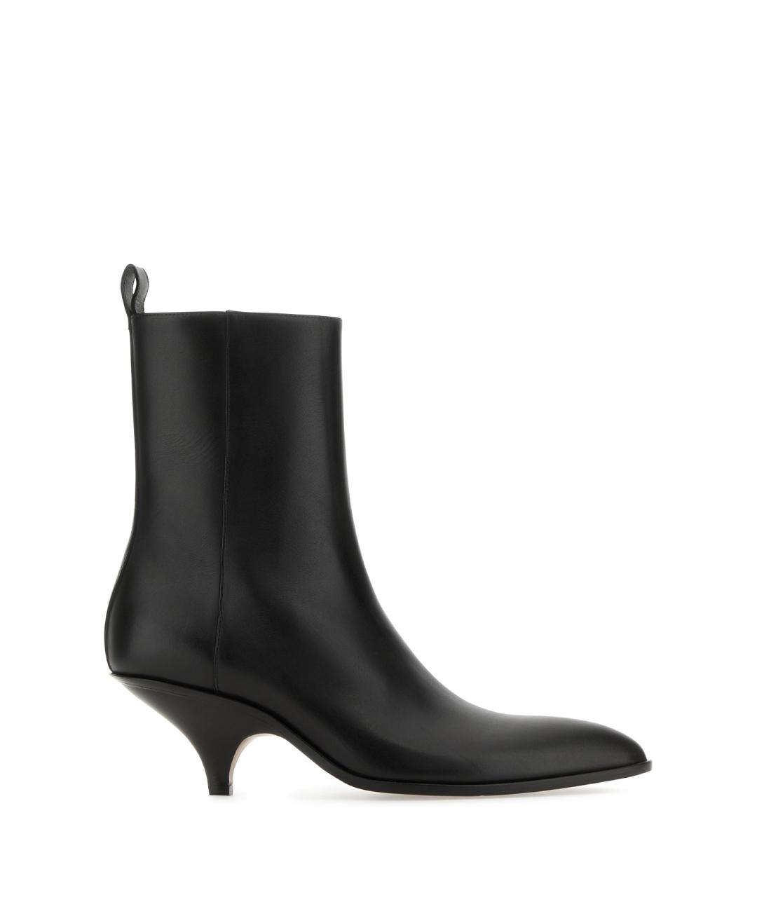 BALLY Черные кожаные ботильоны, фото 1
