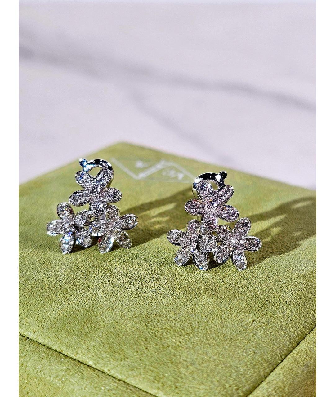 VAN CLEEF & ARPELS Серебряные серьги из белого золота, фото 4