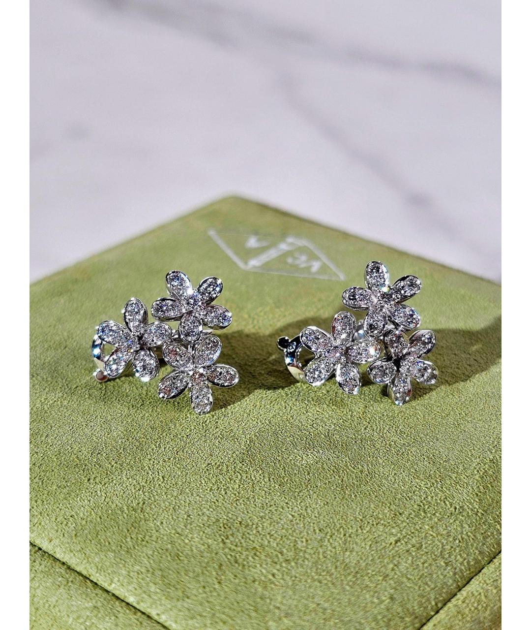 VAN CLEEF & ARPELS Серебряные серьги из белого золота, фото 2
