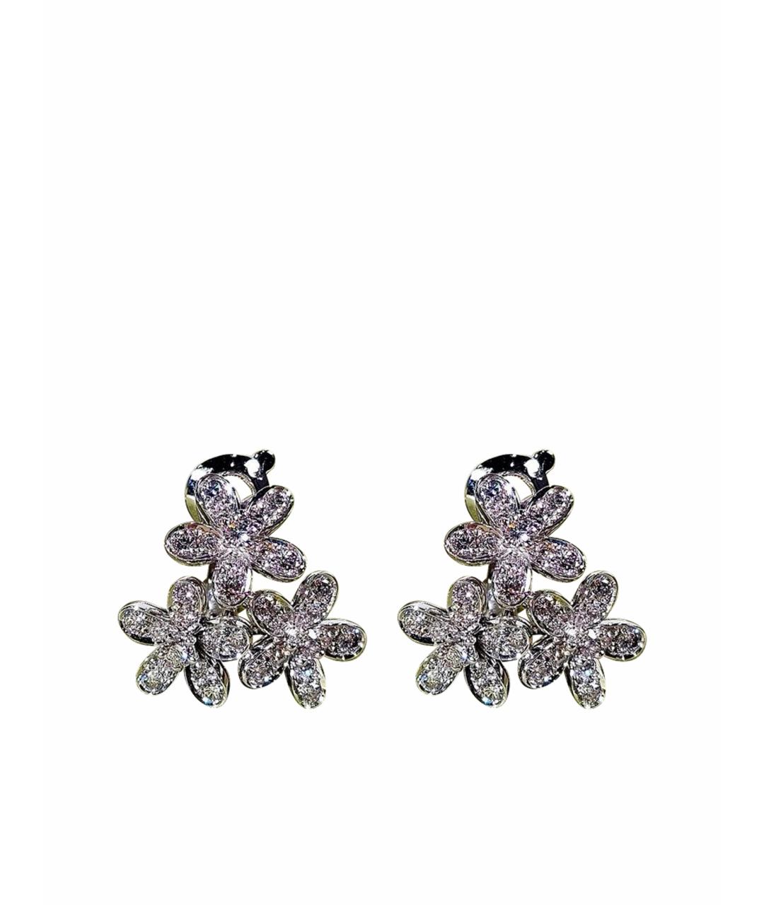 VAN CLEEF & ARPELS Серебряные серьги из белого золота, фото 1