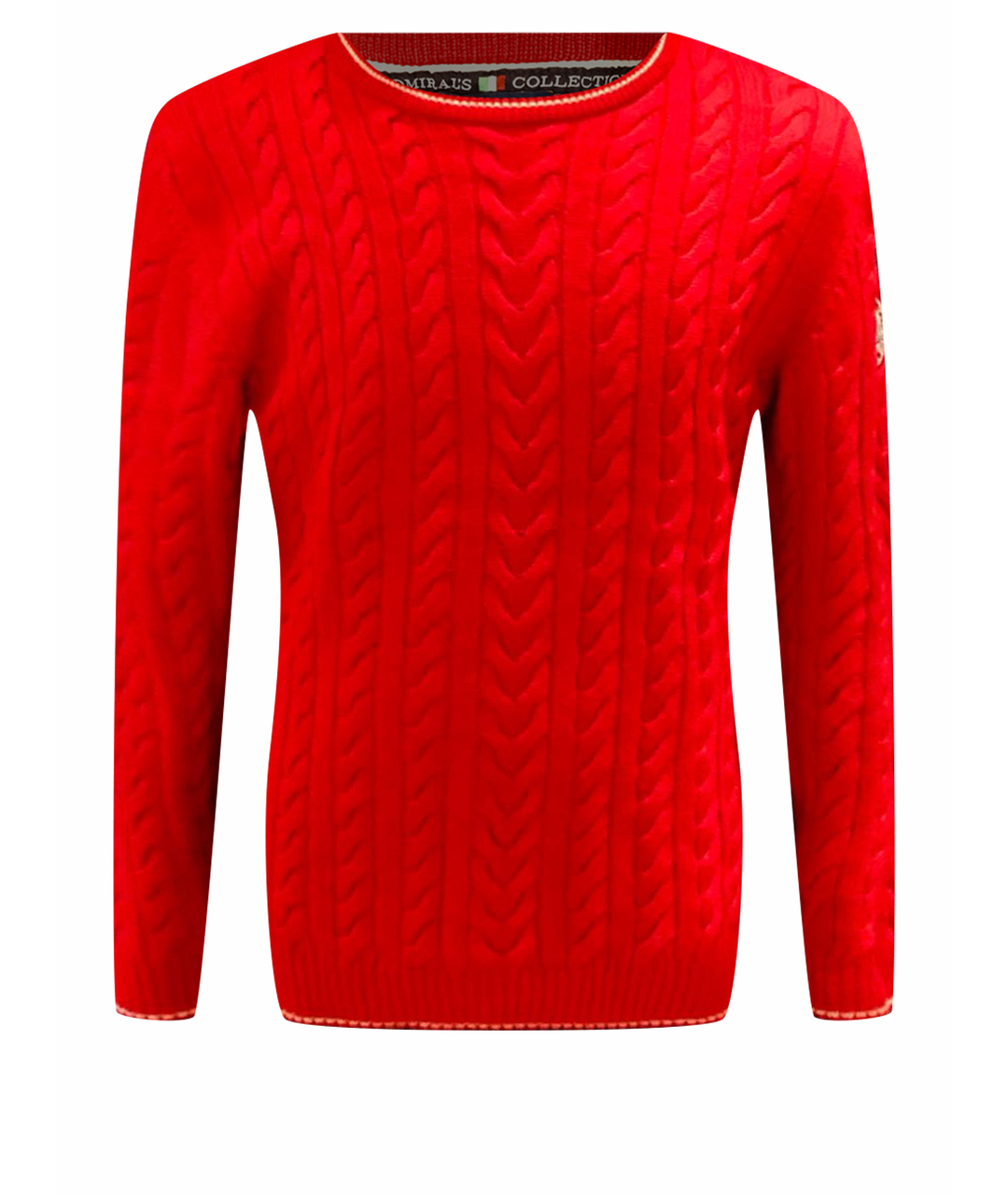 MANZONI 24 Красный шерстяной джемпер / свитер, фото 1