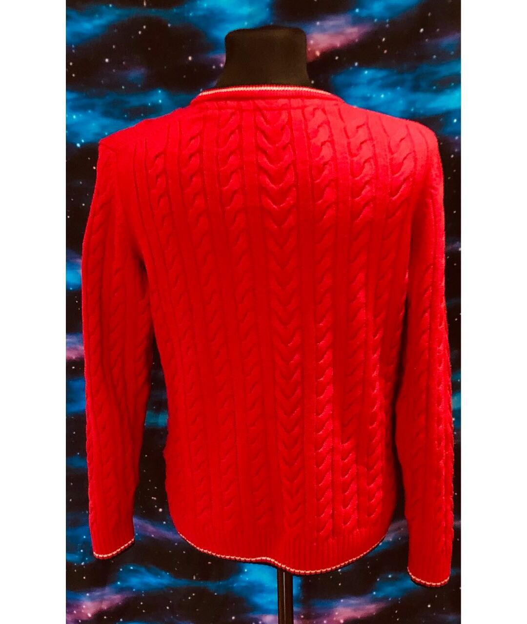 MANZONI 24 Красный шерстяной джемпер / свитер, фото 2
